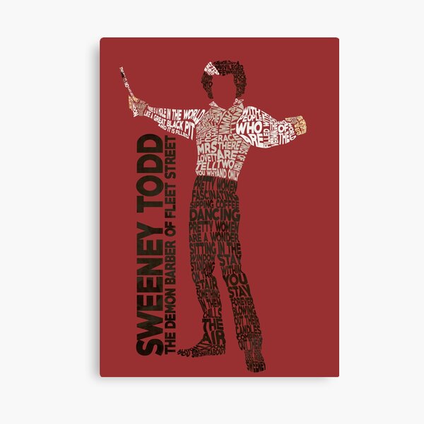 Sweeney Todd Canvas Prints for Sale Redbubble