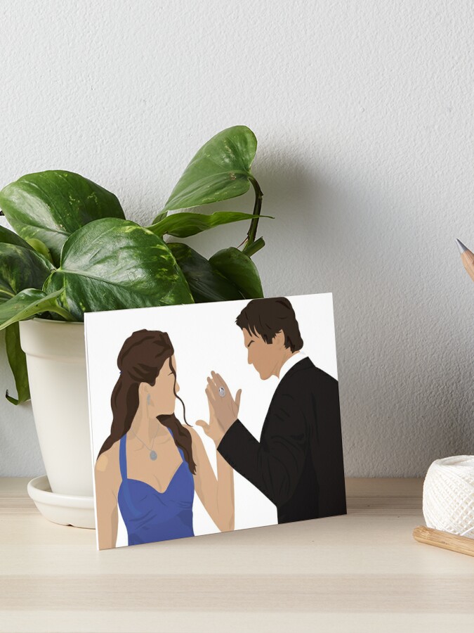 Damon and Elena Dancing at Miss Mystic Falls iPad Case & Skin for Sale by  alisejdesigns