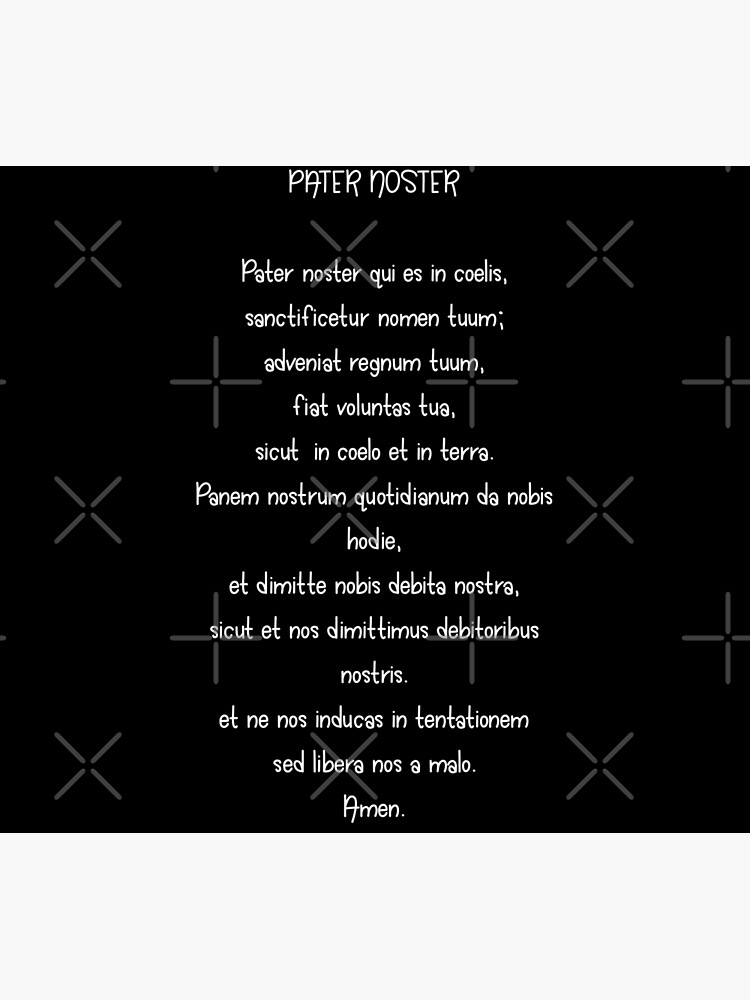 Pater Noster Traditional Catholic Printable Prayer (Download Now) 