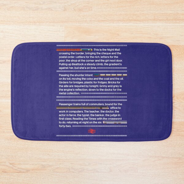 Item preview, British Rail Night Mail designed and sold by DesignByMH.