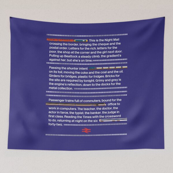 Item preview, British Rail Night Mail designed and sold by DesignByMH.