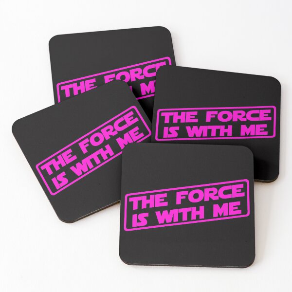 Item preview, The force is with me (Pink) designed and sold by DafyddEm.