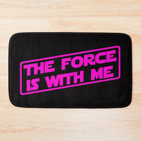 Item preview, The force is with me (Pink) designed and sold by DafyddEm.