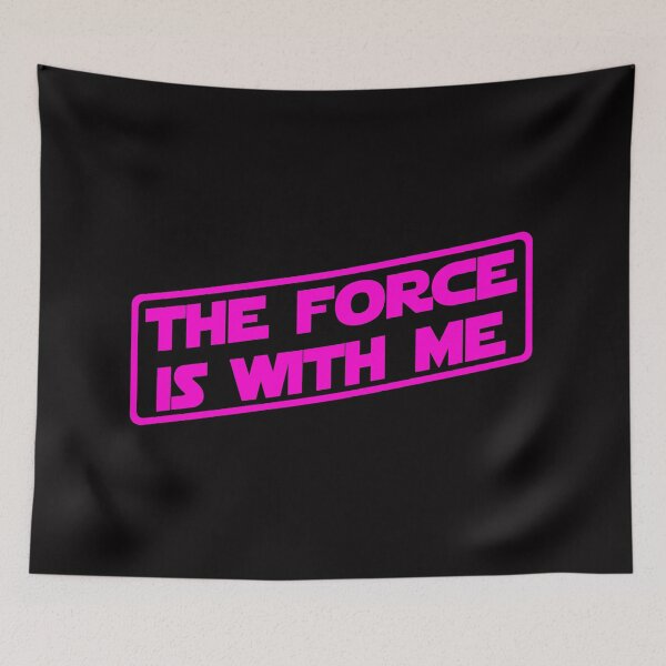 Item preview, The force is with me (Pink) designed and sold by DafyddEm.