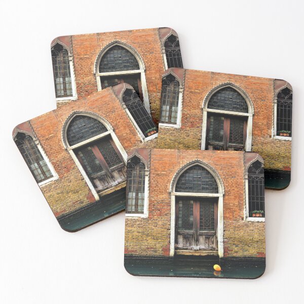 Item preview, House entrance in Venice with balloon floating on water designed and sold by garhoud.