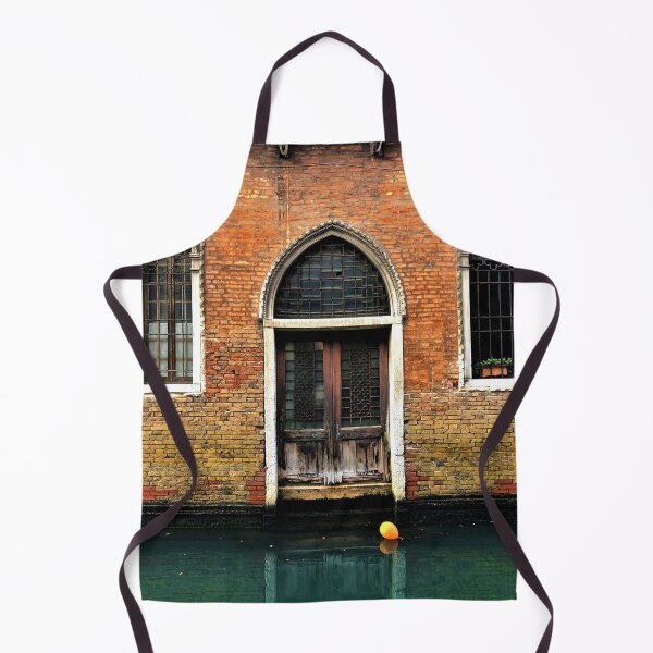 Item preview, House entrance in Venice with balloon floating on water designed and sold by garhoud.