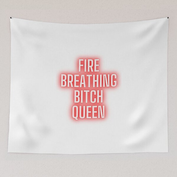 Item preview, Fire breathing bitch queen throne of glass quote designed and sold by nerobi.