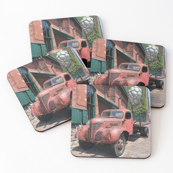 Item preview, Vintage truck, Orange truck vintage, designed and sold by PicsByMi.
