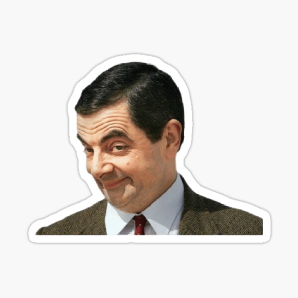 Funny Mr Bean Stickers Redbubble