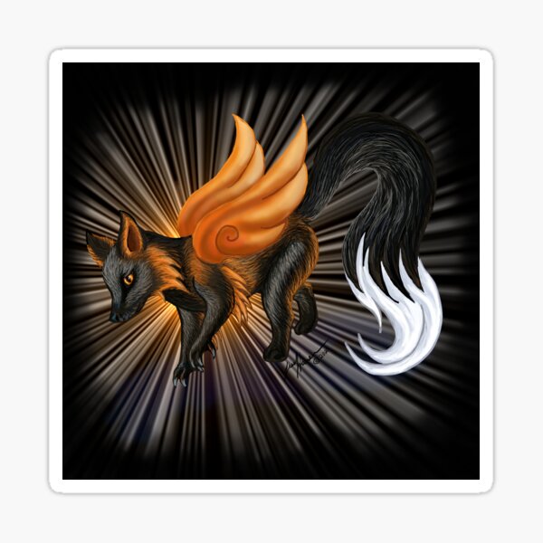 Fire Enfield (cross fox) Sticker