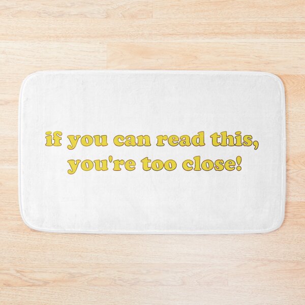 Item preview, If You Can Read This, You're Too Close! Mask designed and sold by ruwanii.