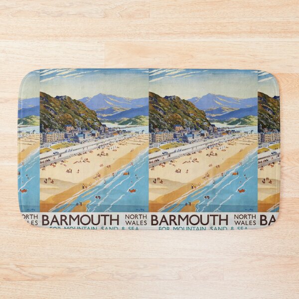 Item preview, Railway Poster Barmouth designed and sold by stickart-marek.