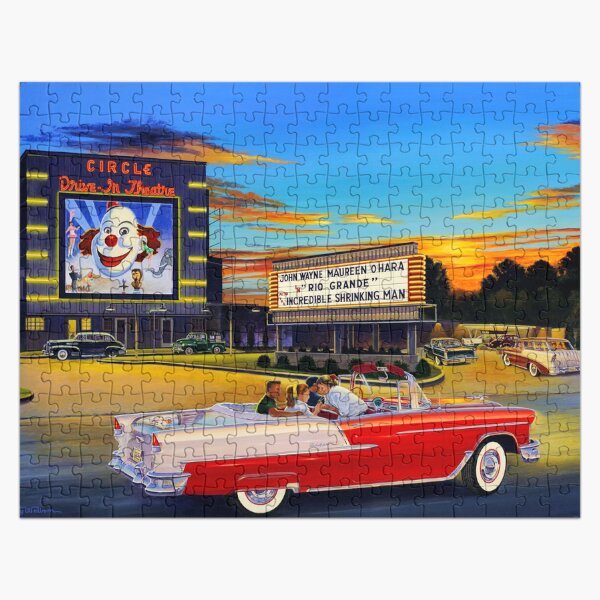 Goin' Steady (The Circle Drive-In Theatre) Jigsaw Puzzle