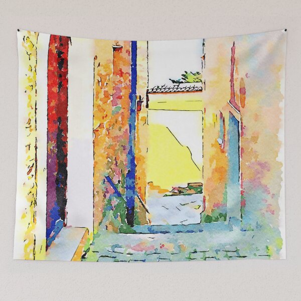 Item preview, Glimpse of an alley of Agropoli designed and sold by Giuseppe Cocco.