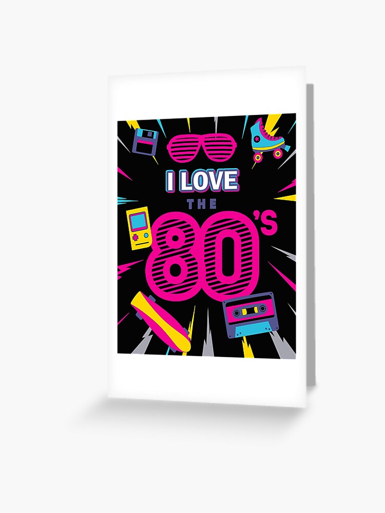 I Love The 80s retro style Essential T-Shirt for Sale by masliankaStepan