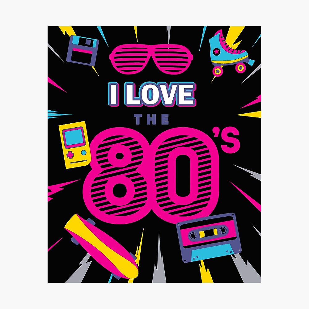 80s retro look