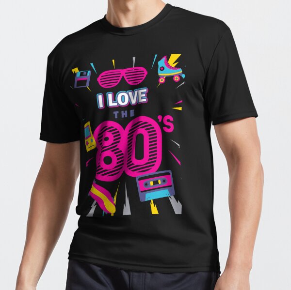 I Love The 80s retro style Essential T-Shirt for Sale by masliankaStepan