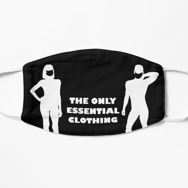 The Only Essential Clothing (Inverted) Flat Mask