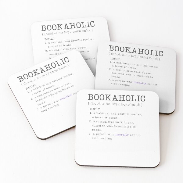 Item preview, Bookaholic / Gift Idea for Book Lover designed and sold by CarpeDiemLife.