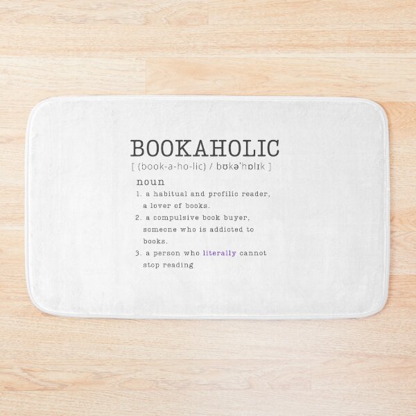 Item preview, Bookaholic / Gift Idea for Book Lover designed and sold by CarpeDiemLife.