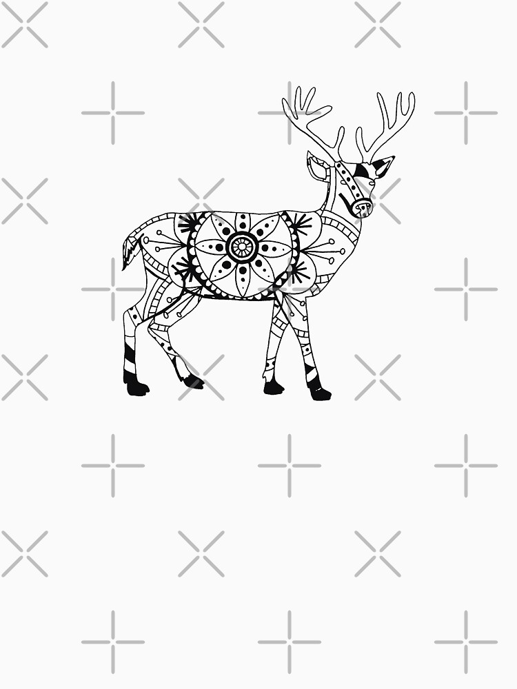 Stag Mandala by NatSmithDesigns