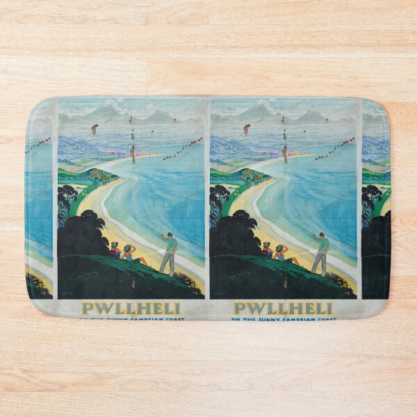 Item preview, Railway Poster Pwllheli designed and sold by stickart-marek.