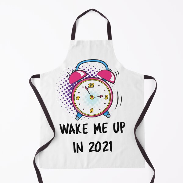 Item preview, Wake Me Up in 2021 - Funny Sarcastic Saying 90s clock style designed and sold by TamGustam.