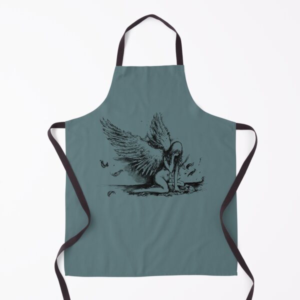 Item preview, Beautiful Crying Fallen Angel Drawing designed and sold by aurielphoenix.