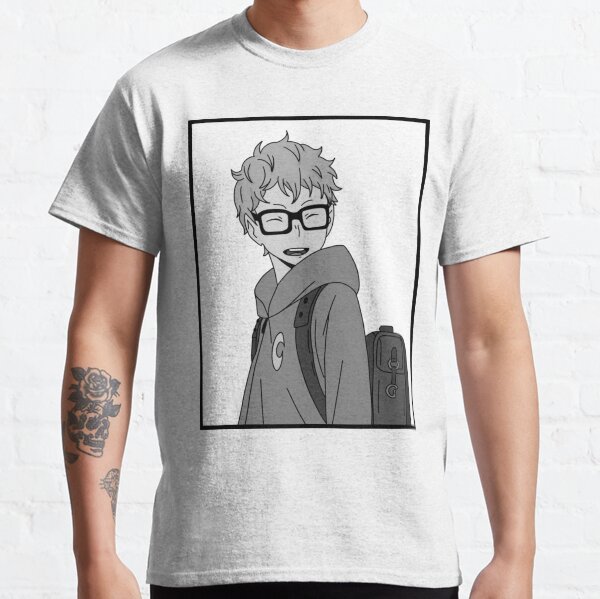 Nuevo estilo Tsukishima Kei tee Anime T camisa Funko Pop ropa de hom.. Nuevo estilo Tsukishima Kei tee Anime T camisa Funko Pop ropa de hom..
