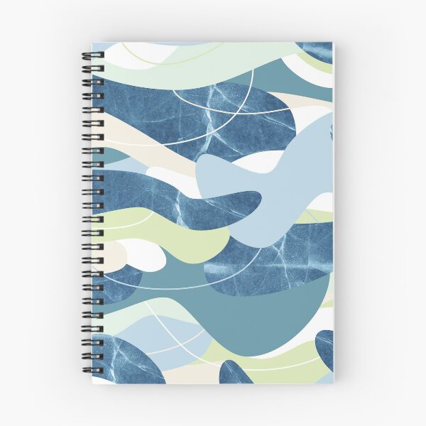 Item preview, Waves flow Pattern | Aqua Blue Marble designed and sold by Lena Morf.