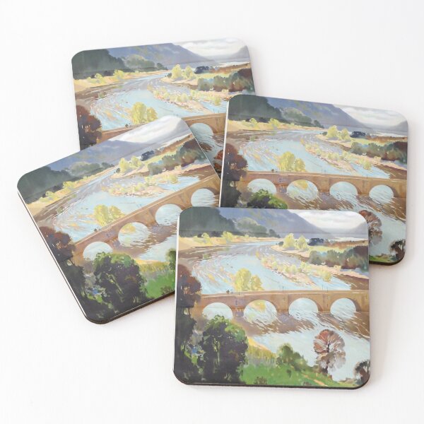 Item preview, Railway Poster The River Tay designed and sold by stickart-marek.