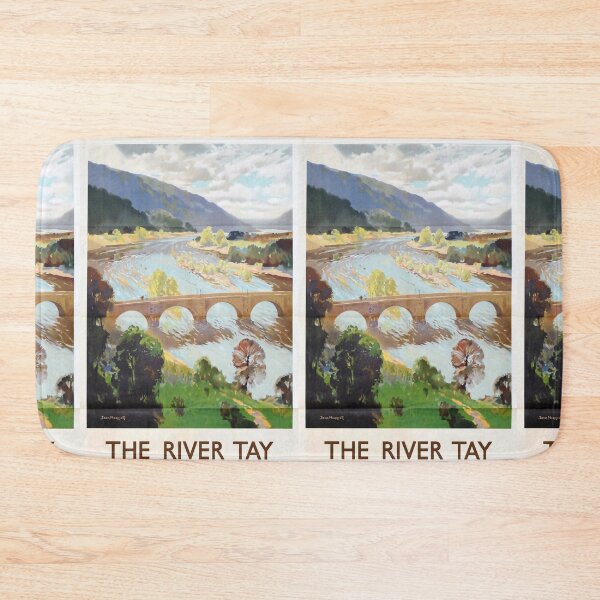 Item preview, Railway Poster The River Tay designed and sold by stickart-marek.