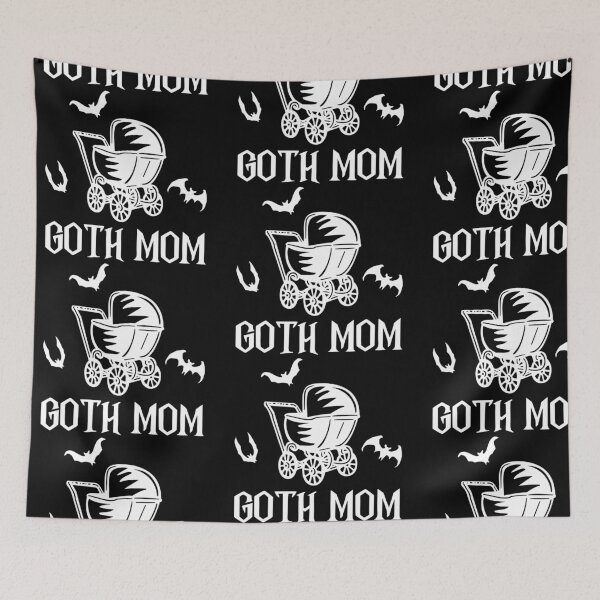 Item preview, Goth Mom Creepy Baby Carriage Scary Mother To Be Gothic designed and sold by JessieJune.
