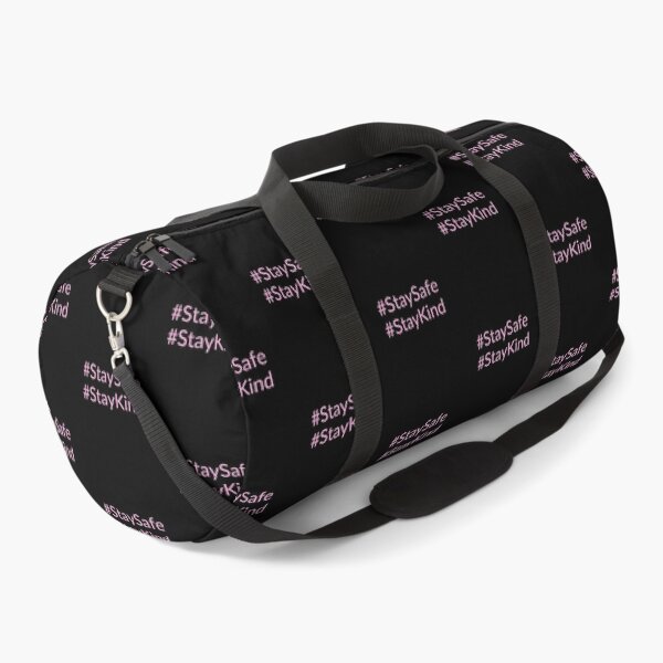 Item preview, # Stay Safe & Kind in Light Pink designed and sold by FunShirtDesigns.