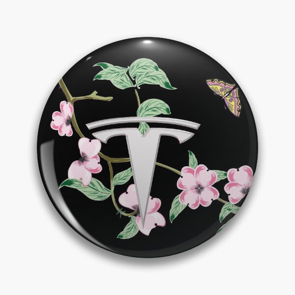 Item preview, Grey Tesla T Cherry Blossoms Butterfly designed and sold by LizzyizzyDesign.