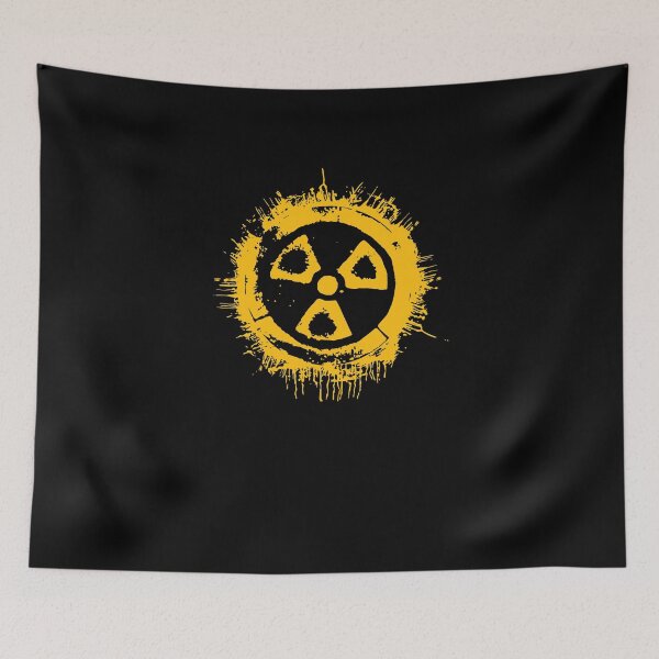 Item preview, Radioactive Radiation Grunge Distressed Logo Symbol designed and sold by GriffsGraphix.