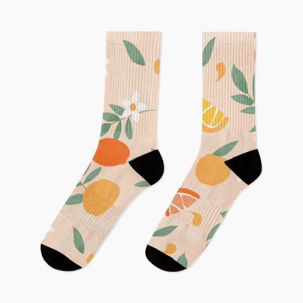 Item preview, Lemon orange summer citrus pattern designed and sold by CoffeePandaArt.