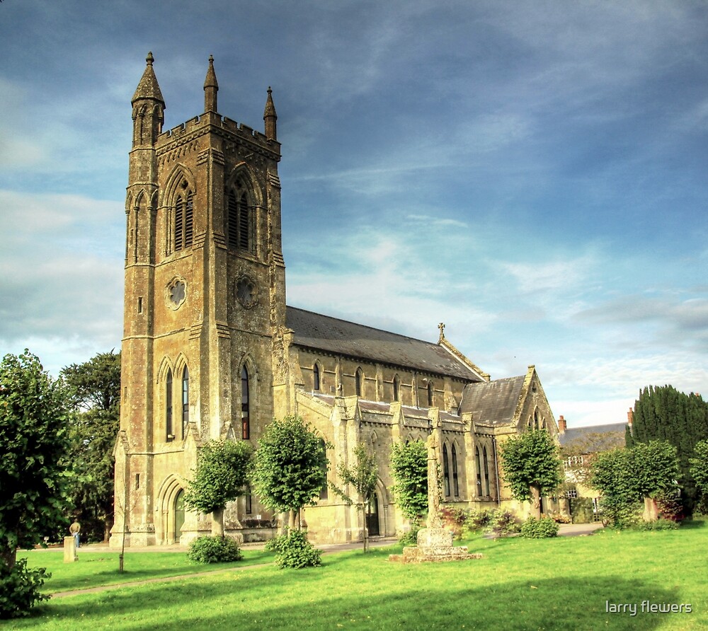 " Holy Trinity Church Shaftesbury" by larry flewers | Redbubble