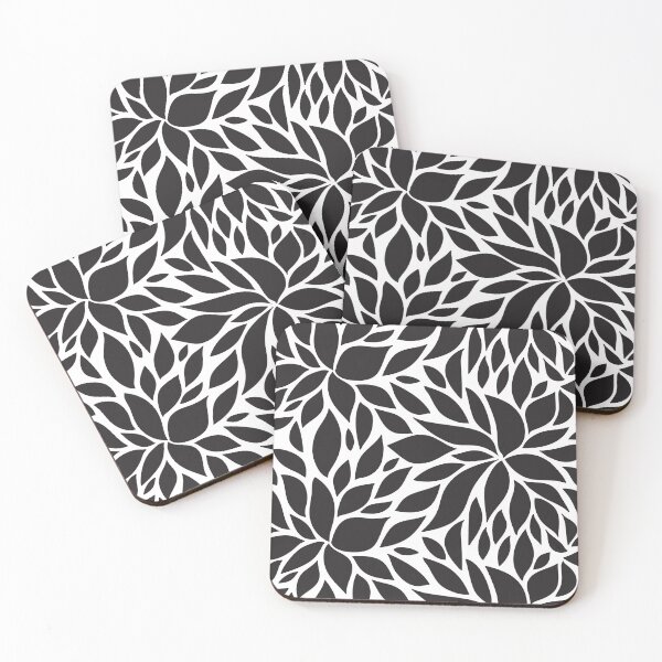 Item preview, Floral Black and White Modern designed and sold by ironydesigns.
