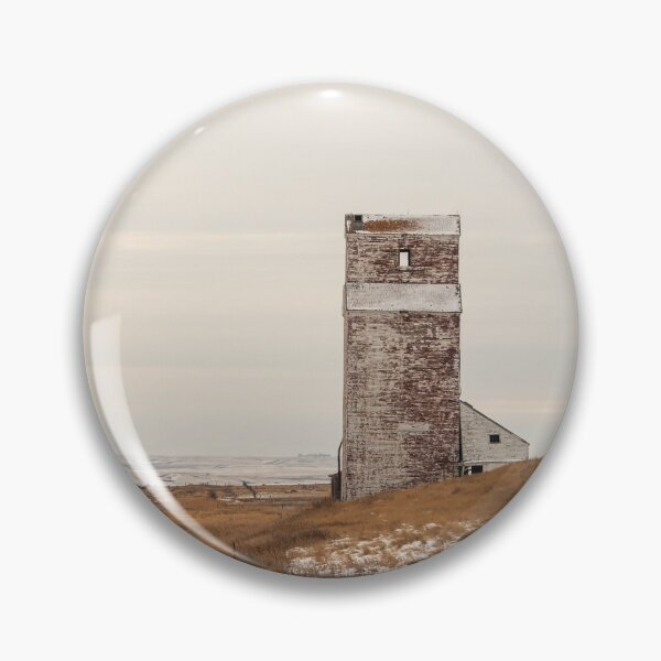 Item preview, old abandoned prairie grain elevator designed and sold by marvin barth.