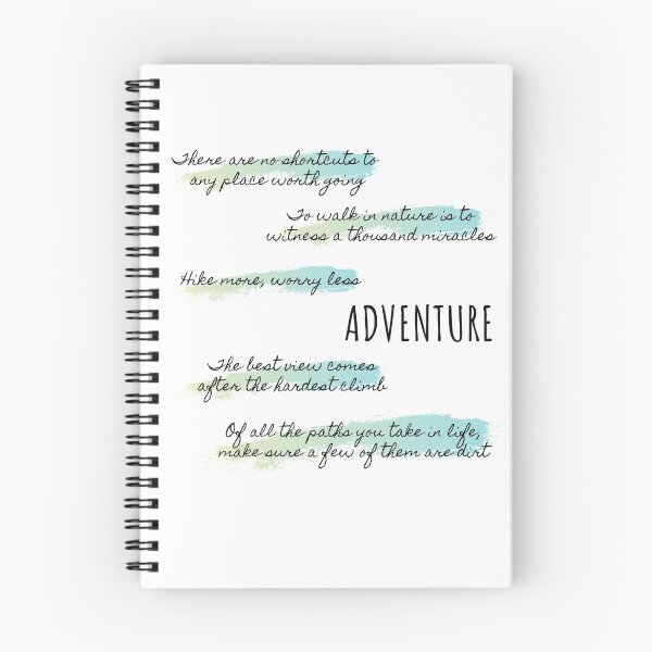 Item preview, Hiking Adventure Quotes designed and sold by Adventure Alberta.