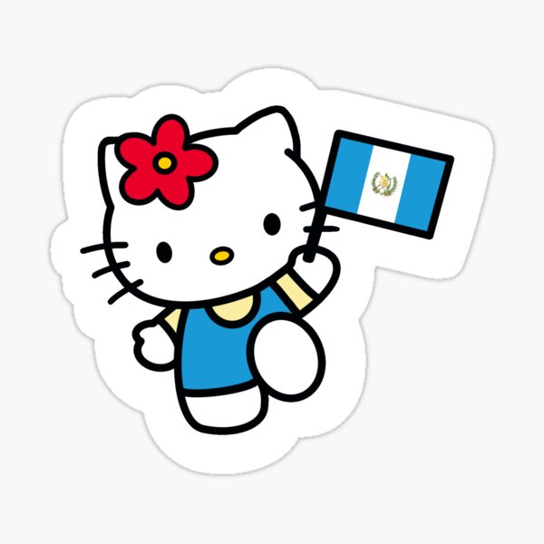 Gatito de guatemala Pegatina