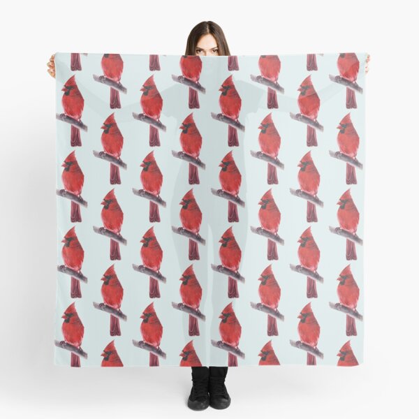 Cardinal - bird painting Scarf
