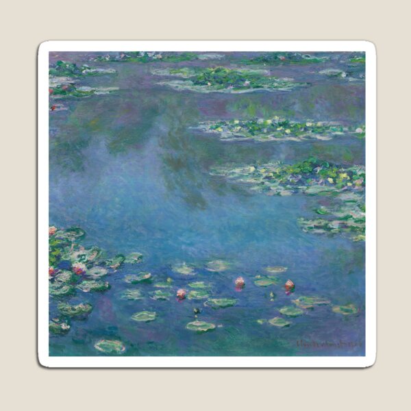 Water Lilies by Claude Monet Magnet