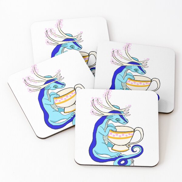 Item preview, Little Blue Tea Dragon designed and sold by QTPieCollective.