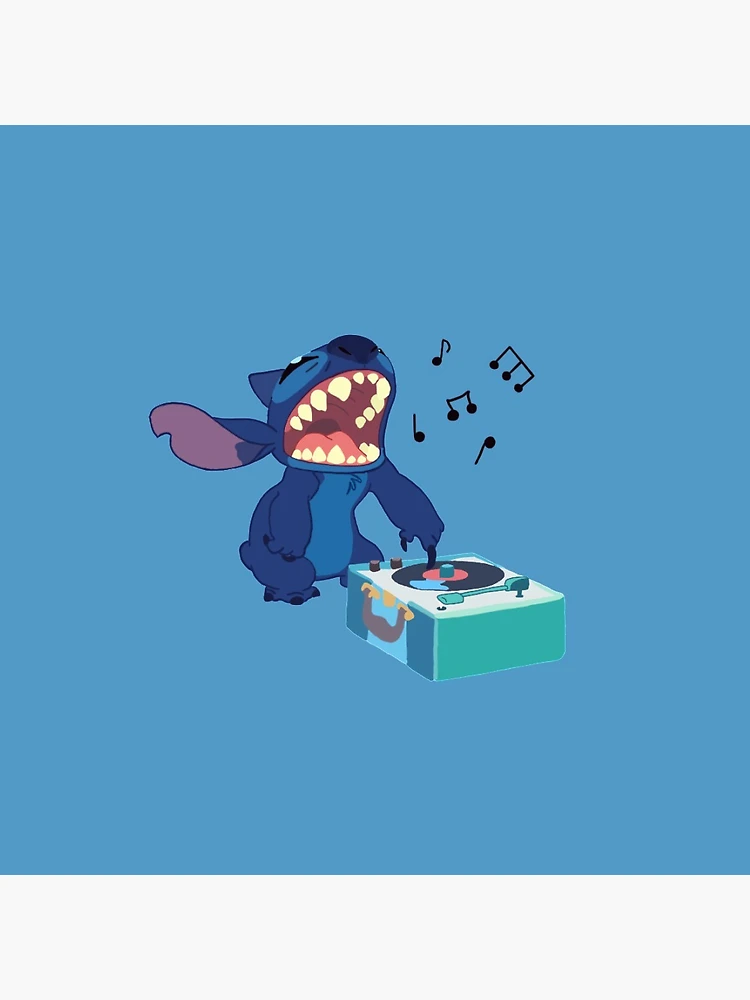 Lilo makes Stitch the speaker for her record player pin from our