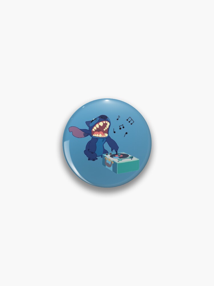 Lilo makes Stitch the speaker for her record player pin from our Pins  collection, Disney collectibles and memorabilia