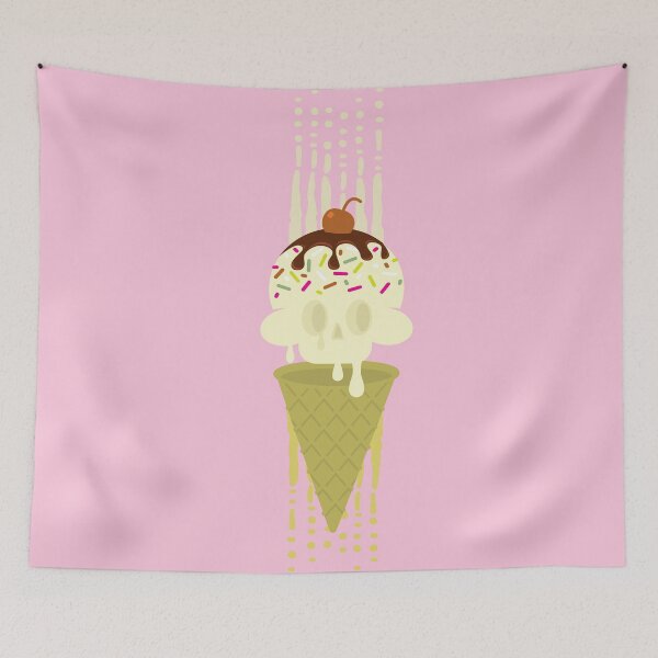 Item preview, Death by Vanilla Ice Cream designed and sold by ArtsArtyArt.