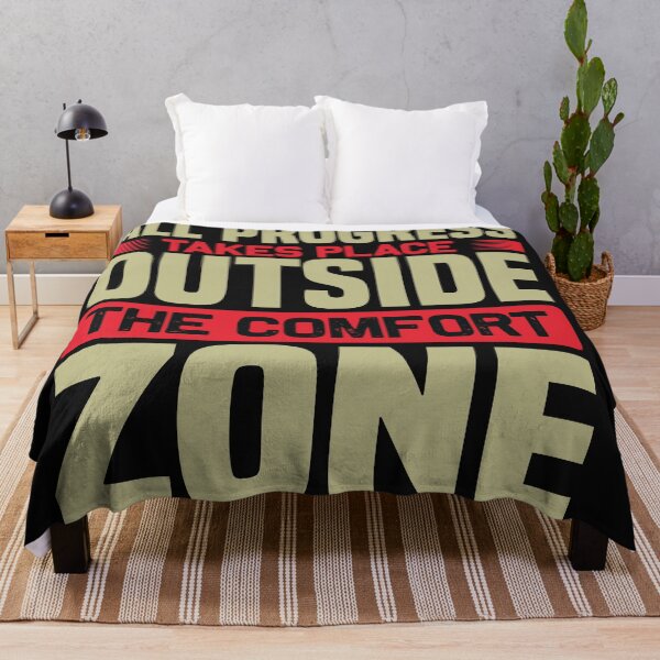 Item preview, All Progress Takes Place Outside The Comfort Zone designed and sold by finnimoo.