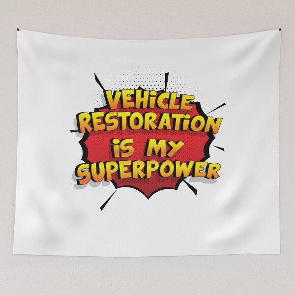 Item preview, Vehicle Restoration es mi superpoder dise�o divertido Vehicle Restoration regalo designed and sold by Custom365.